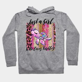 Just A Girl Who Loves Turtles Thanksgiving Gift Hoodie